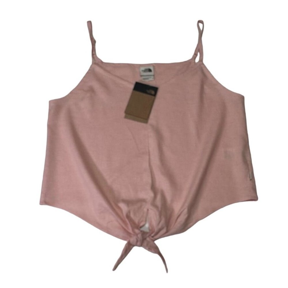 The NORTH FACE Hillrose Hemp Tank Top Womens Evening Sand PINK NEW Large